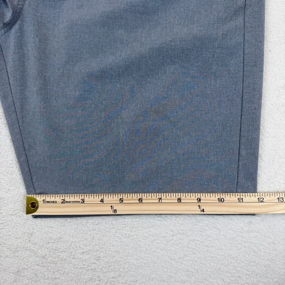 Travis Mathew Mens Grey Heathered Performance Golf Shorts Size 38 Stretch 10